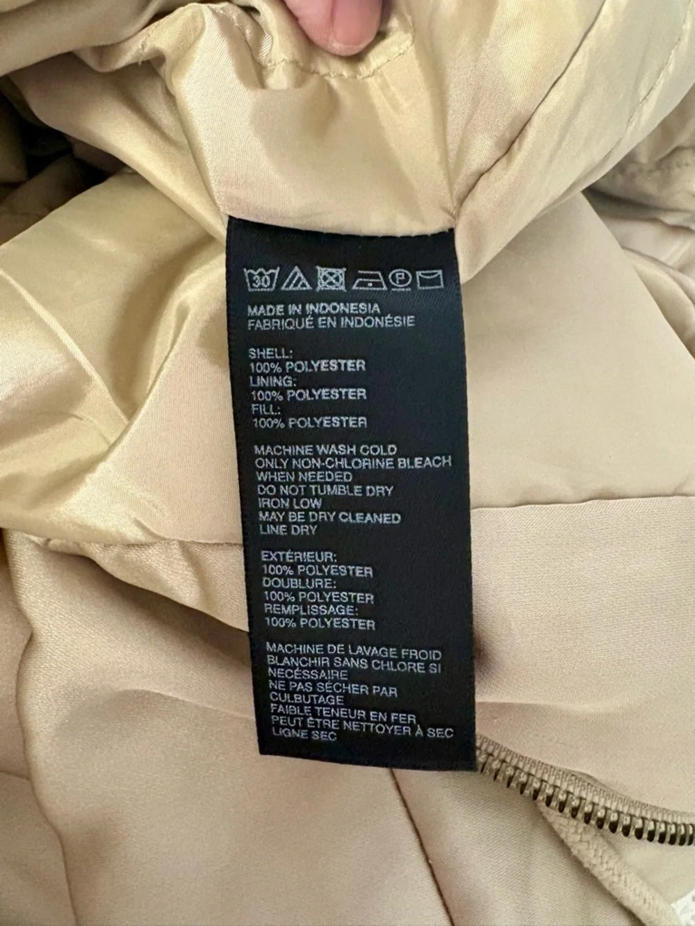 Urban Outfitters Mirabelle Satin Parka